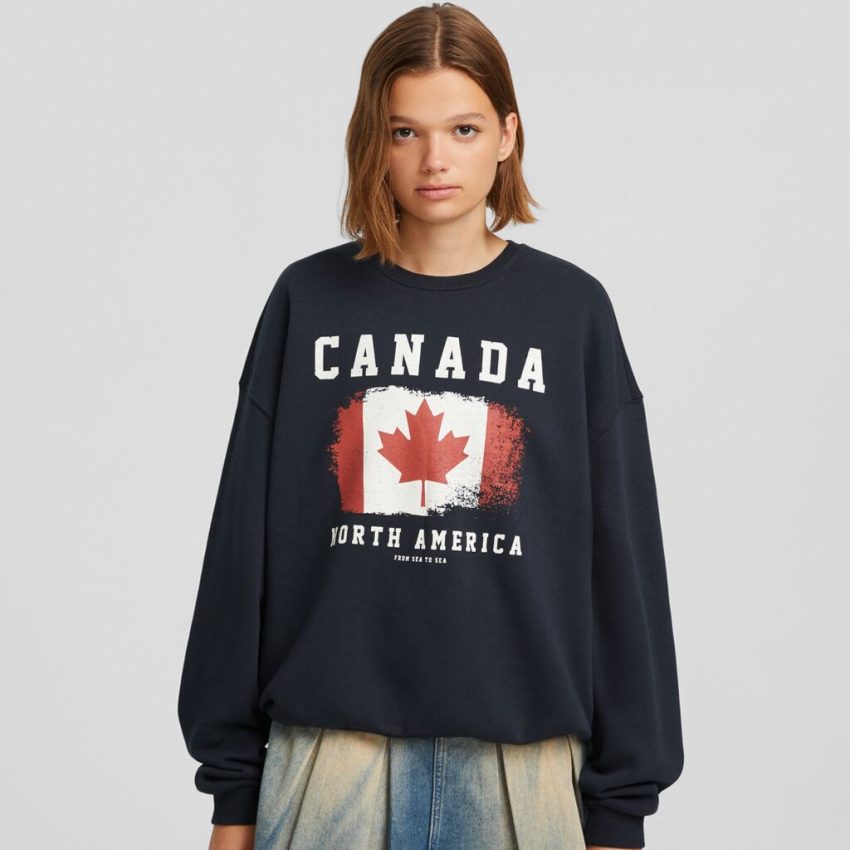 Canada Sweatshirt Bershka