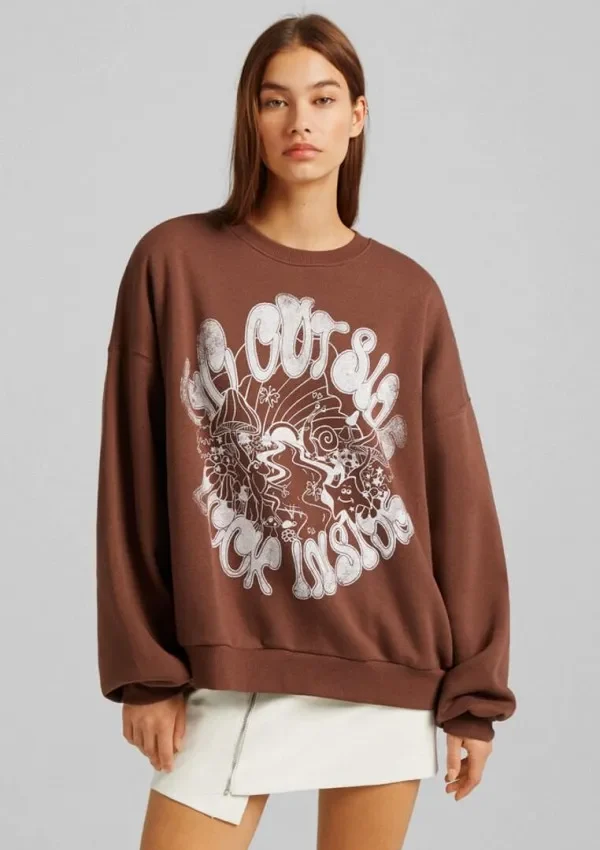 sweatshirt braun Switzerland